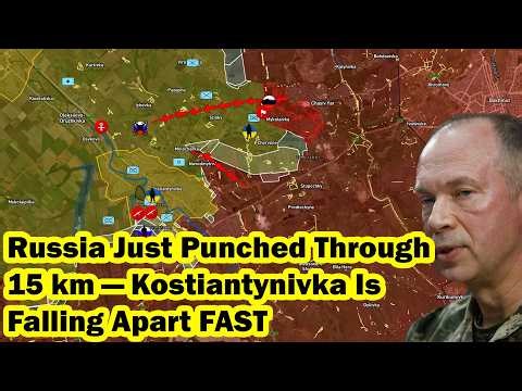 Russia Just Punched Through 15 km — Kostiantynivka Is Falling Apart FAST