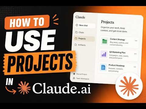 How to Use Projects in Claude.ai | Getting started with projects in Claude.ai (2026)