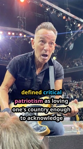 Bruce Springsteen Says He's a 'Patriot' for Standing Up to Trump