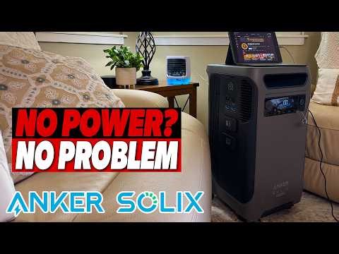 6000W Whole Home Backup Power | Anker SOLIX F3800 Plus Storm Test