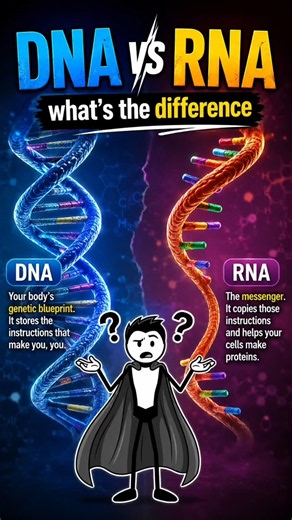 DNA vs RNA #shorts #viral #trending
