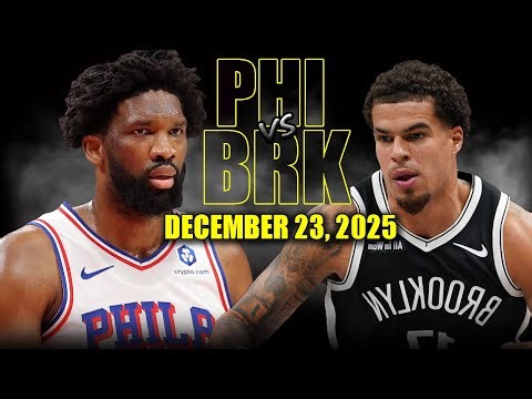 Philadelphia 76ers vs Brooklyn Nets Full Game Highlights – December 23, 2025 | NBA Season