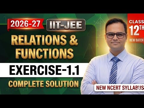 Class 12 Math's, Ex-1.1 Q1 to 16 || Relation and Functions Chapter 1 || CBSE NCERT Nexa Classes