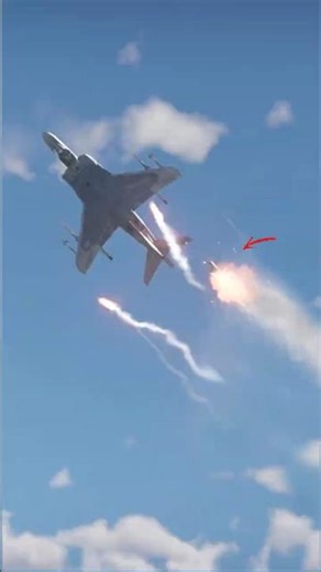 AV-8B Harrier II Dodges Every Osa AKM Missile in Action!