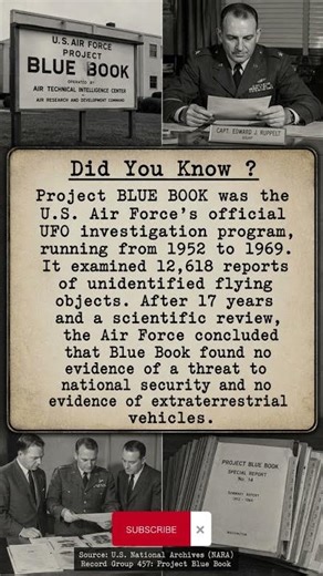 Project Blue Book: The U.S. Air Force’s 17-Year UFO Investigation Explained