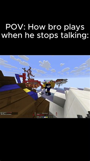 My guy literally becomes dewier #core #bedwars
