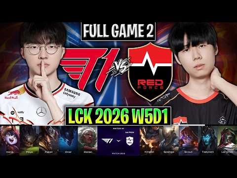 T1 vs NS GAME 2 LCK 2026 W5D1 | FULL GAME | T1 vs NONGSHIM G2 LCK 2026