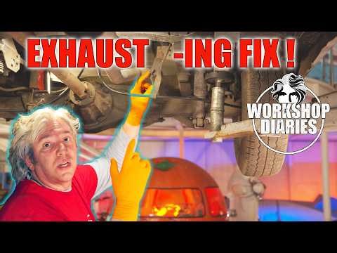 Why Fixing This Vintage Ford Transit Ice Cream Van's Exhaust Was NOT Impossible!