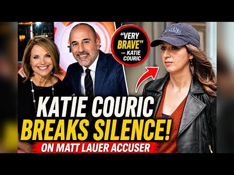 “Very Brave” — Katie Couric Finally Speaks on Matt Lauer Accuser