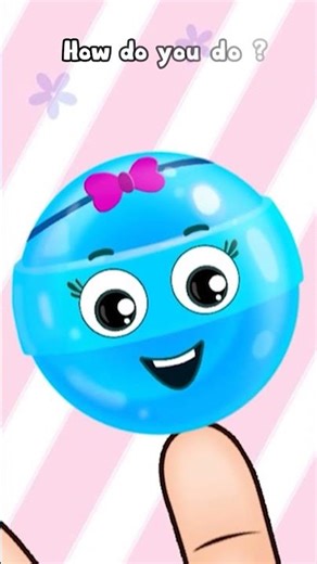 Finger Family Song With Colorful Lollipops #shorts #nurseryrhymes #nurseryrhymestreet