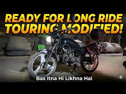 Hero Splendor Ready For Long Ride Touring Modified Splendor plus Episode 1
