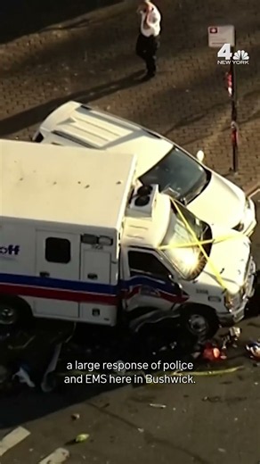 Ambulance crashes into NYPD-sponsored 'trunk-or-treat' event in Brooklyn, injuring 6