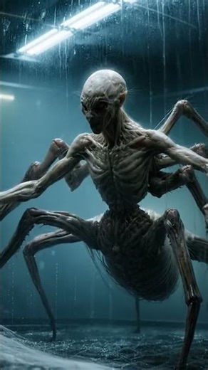 Terrifying Alien Spider Creature Attack