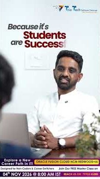 Oracle Fusion HCM Placement Success Story | Why I Chose Triotech | oracle fusion hcm