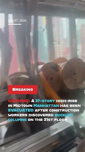 Highrise Building in Manhattan Risks Collapsing