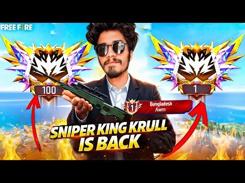 FREE FIRE LIVE 😎 Gameplay Like Hacker 😎 Rank Push LIVE with Krull 😍 | Free Fire LIVE