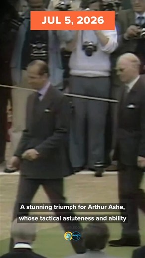 It's July 5th! On this day 51 years ago, Arthur Ashe won at Wimbledon