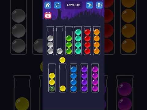 Ball Sort Puzzle Step-by-Step Solutions | Levels 119–126 Silent Playthrough #ballsortpuzzle