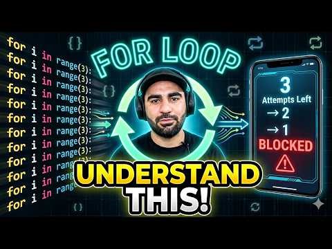 11. Mastering Loops in Python: For Loops, Iterables & Real-Life Examples