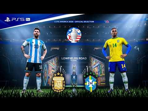 FIFA 26 - Argentina vs. Brazil - Copa America Final Full Match | PC™ Gameplay [4K60]