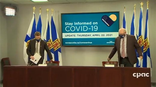 Nova Scotia CANADA COVID-19 update: Restrictions return for Halifax Municipality April 22, ( MAGA