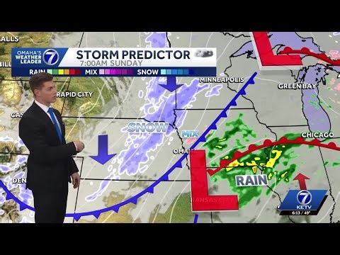 Snow, strong winds and bitter cold on Sunday