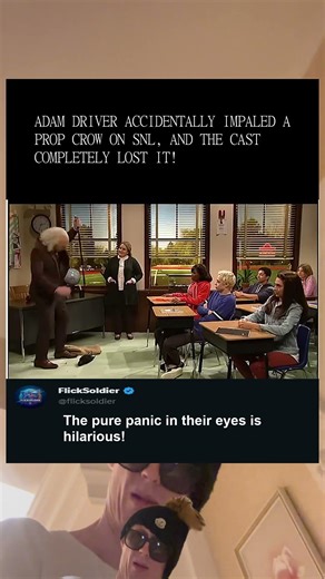 Adam Driver’s Hilarious SNL Mistake! 🐦😂