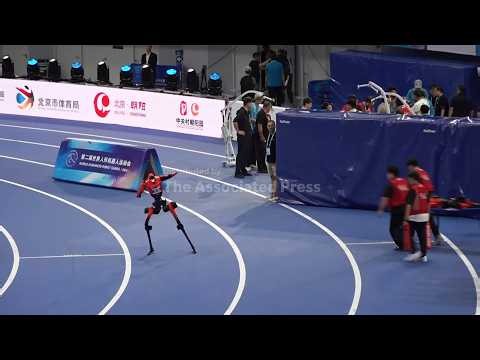 Humanoid robots can run faster than humans, but stopping is a whole different game