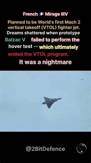 How France Lost the VTOL Fighter Race #military #aviation