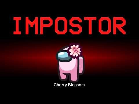 Among Us but the Impostor is Cherry Blossom