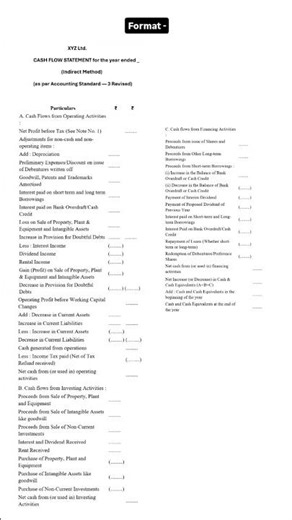 Class 12 ISC l Cash Flow Statement l Accountancy l ISC BOARD (2025-26) #viral #trending #iscboard