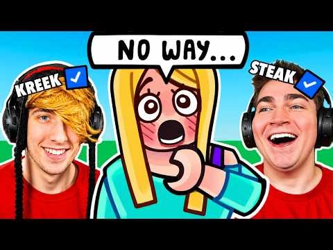 Suprising Roblox Players With Their FAVORITE STREAMERS!