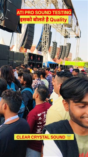 ATI Pro DJ Setup Outdoor Sound Testing | Crystal Clear Sound at Indian DJ Expo Delhi 🔥