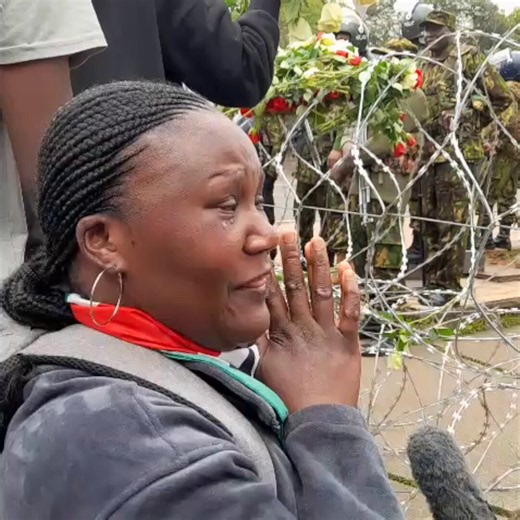 Mother of slain 12-year-old Kennedy Onyango breaks down at Parliament memorialVideo by Suleiman Kagwe#GenZ2ndAnniversary