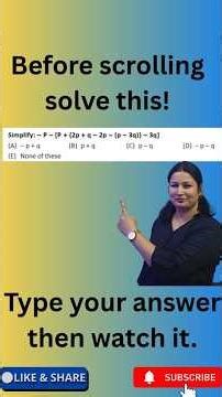 Simplify This Expression 🤔 | Grade 7 Olympiad Algebra