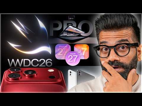 WWDC 26 Expectations - iOS27 - New Siri - New Hardware - Apple Intelligence & more🔥🔥🔥