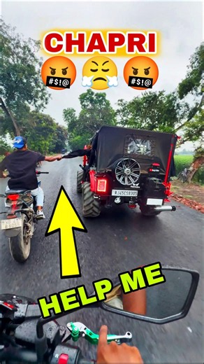 A Random Chapri Crossed All Limits With A Girl 🤬😡 Road Rage | KTM Duke 390 Crash 😭😭 #sad #shorts