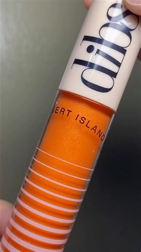 DIBS Beauty Orange Crush 🍊✨ | Sparkly Lip Balm Swatch #shorts #makeup #bperfectcosmetics #fyp #fypシ