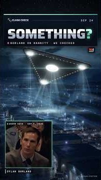 “Something Else Is Running the Show”: UFO Whistleblower Dylan Borland on Hannity