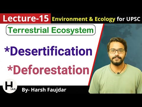 E15: Desertification & Deforestation | Environment for UPSC