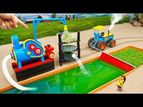 DIY Mini Tractor Water Filtration System | Fixing Dirty Green Water Problem | HP Mini