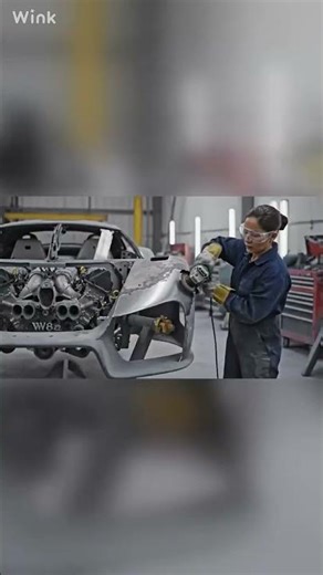 Engineering Perfection Building the Engine Car Animation 🚗 | Inside Car Factory Production Line