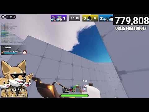 GRINDING THE LIGHT FIFTY SNIPER SKIN IN RIVALS.. #rivals