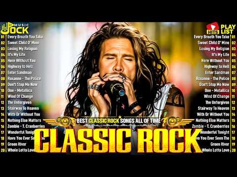 Queen, Led Zeppelin, Bon Jovi, AC/DC, Nirvana, Metallica 🔥 Classic Rock Songs 70s 80s 90s Full Album