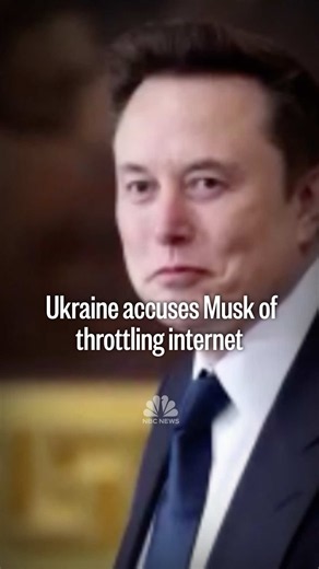 Ukrainians say that Internet services needed for defense that come through Elon Musk’s SpaceX are being throttled, putting their security at risk. Musk says the services are controlled by the U.S. governments and not his company. NBC News’ Gabe Gutierrez reports from the White House.