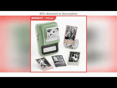 #NiiMbot B21 B21 PRO Bluetooth Adhesive Label Printers Mini Thermal Printer Wireless Barcode Label