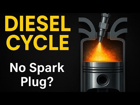 Diesel Cycle Explained (Compression Ignition) | Thermodynamics | Urdu/Hindi