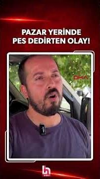 Aydın'da yol tartışmasında pazarcının karpuzlarını otomobiliyle ezen sürücüye ceza! #shorts