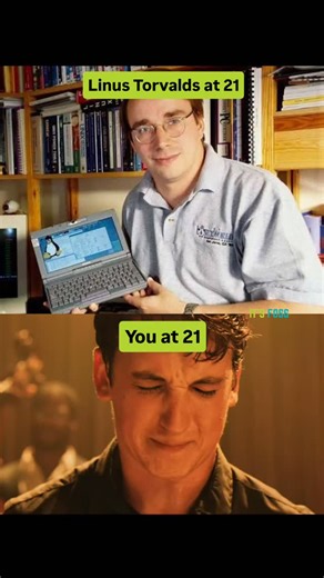 It's FOSS on Instagram: "Linus Torvalds: The legend who created Linux at the age of 21 🔥"