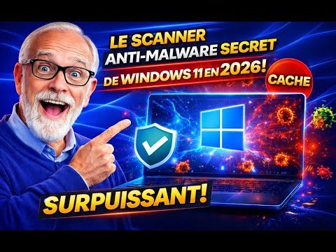 Le Scanner ANTI Malware SECRET surpuissant de WINDOWS 11en 2026